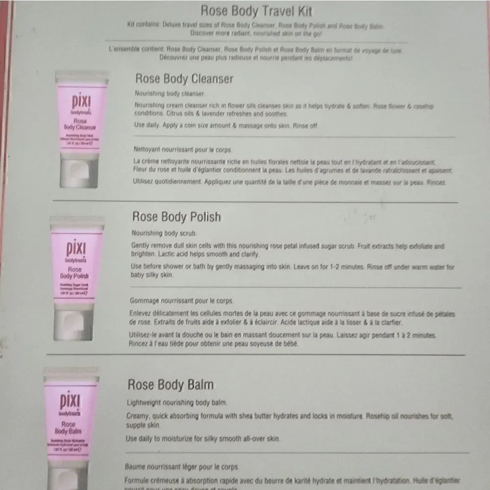 New Rose Body Travel Kit - Picture 2 of 2